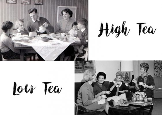 High Tea or Low Tea
